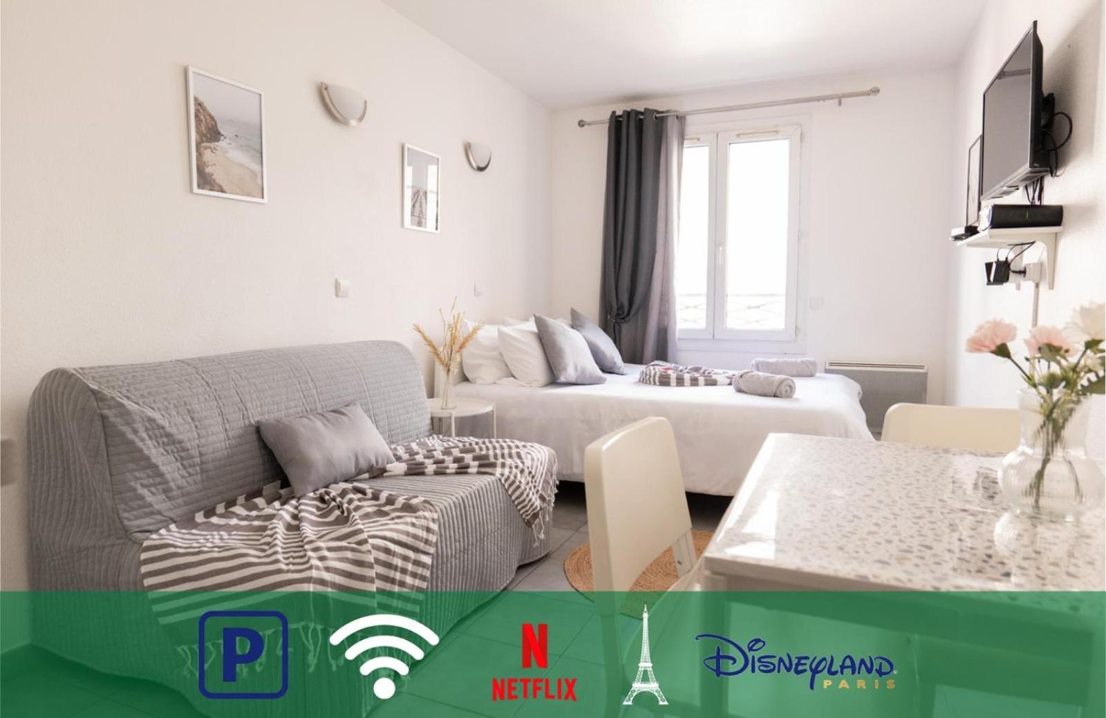 Cosy Appartement - 4 Personnes - Disneyland & Paris Bussy-Saint-Georges Bagian luar foto